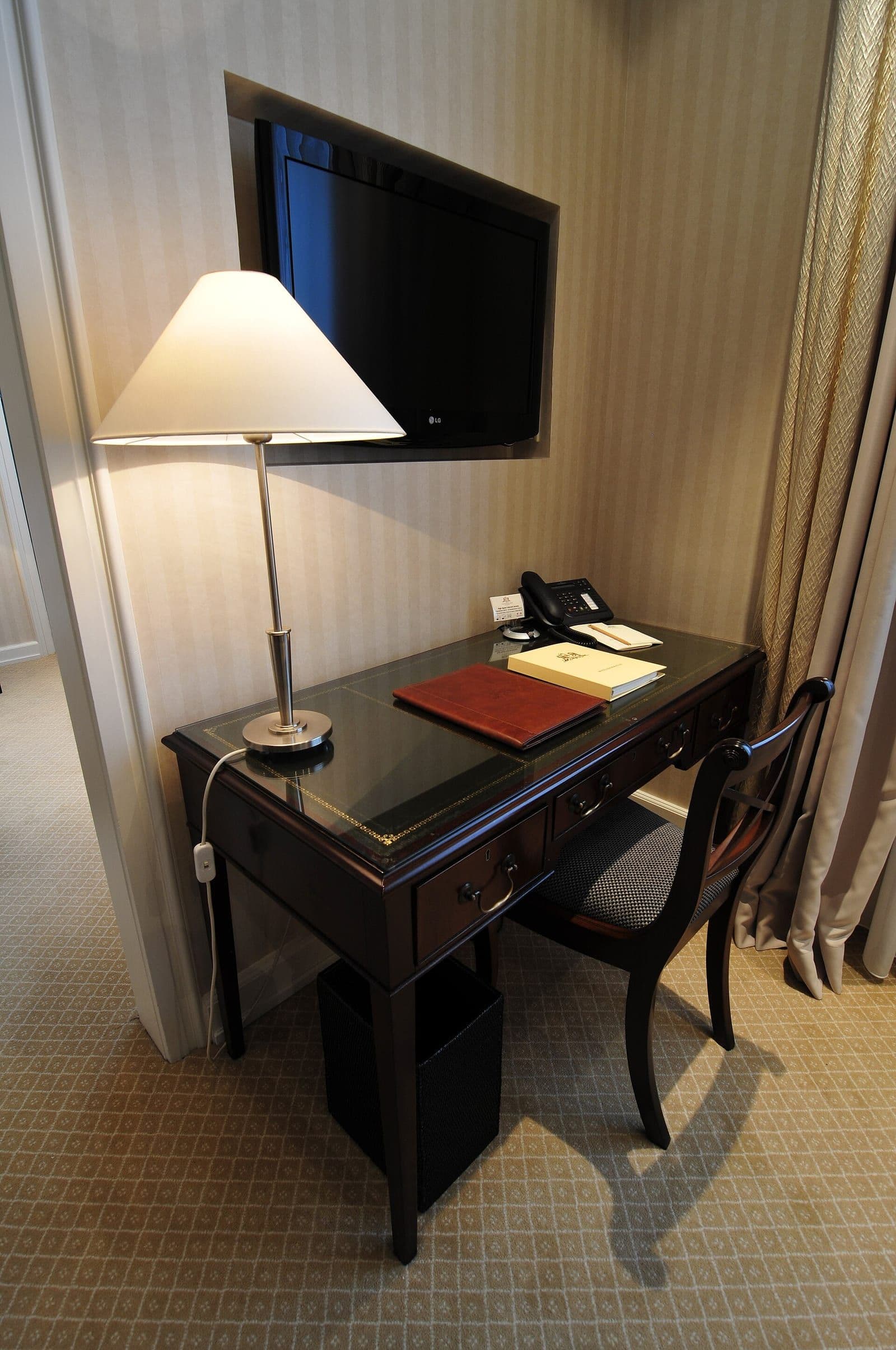 Placeholder photograph: desk